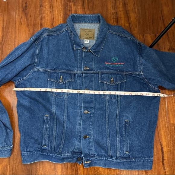 Three Rivers Denim Jacket Vintage Size XXL - Picture 7 of 9